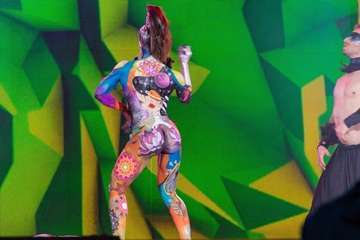 Concurso de maquillaje corporal del Carnaval de Las Palmas de GC (Foto Antonio Rico)
